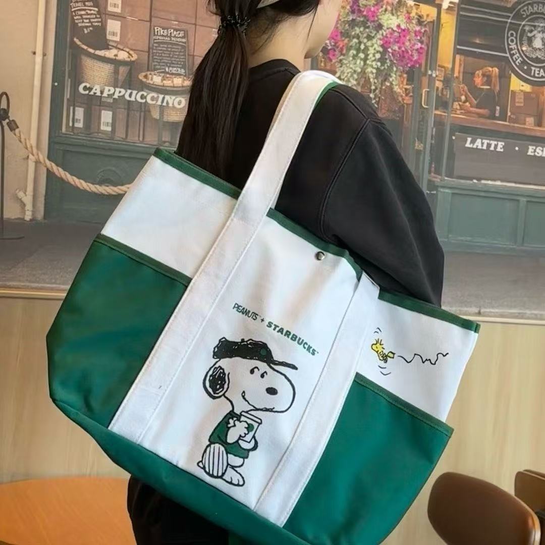 Starbucks Snoopy Tote Bag