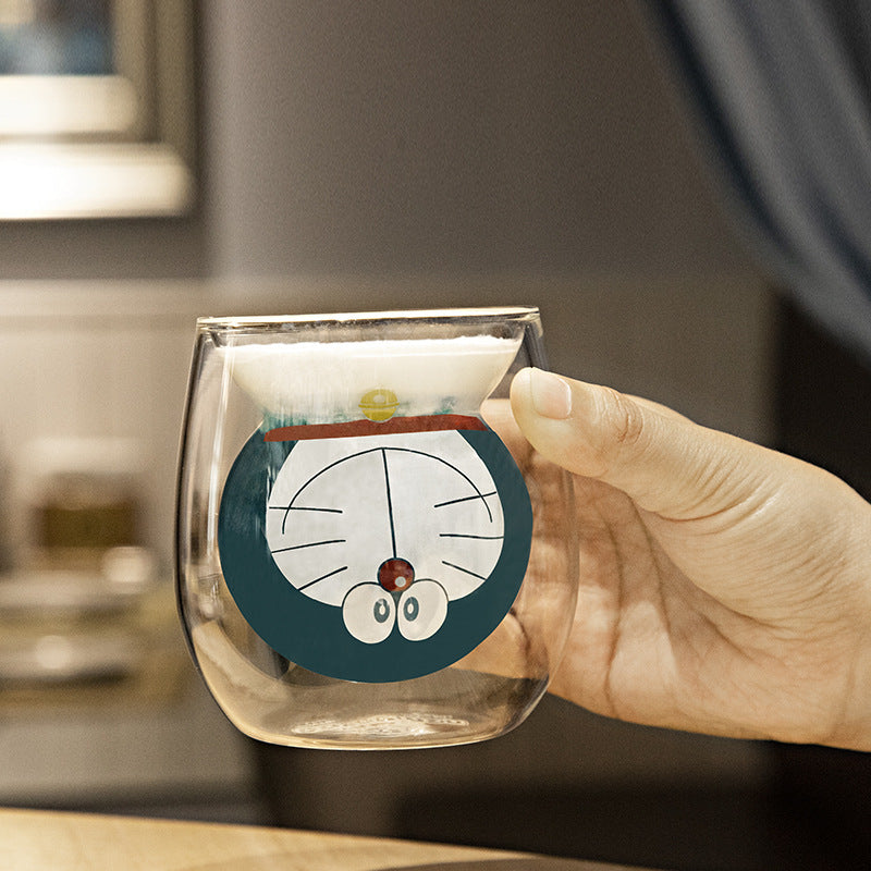 Doraemon Double Wall Glass