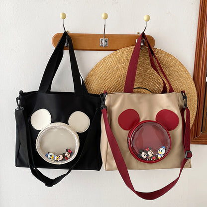 Cute Mickey Tote Bag (Black & White)