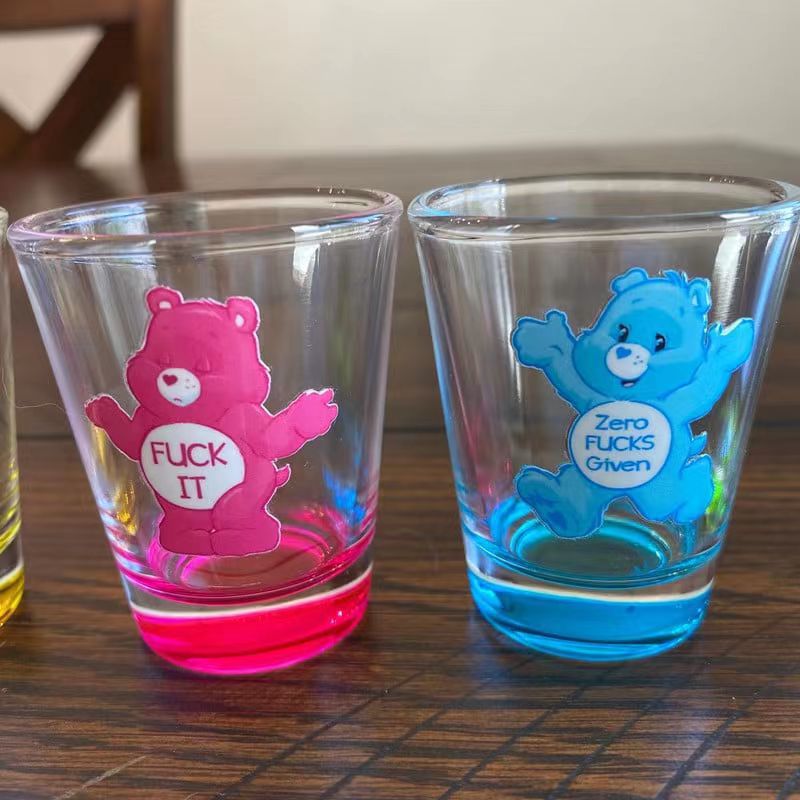 Swear Bear Shots Glasses