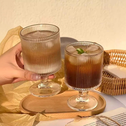 Rippled Elegance Glass