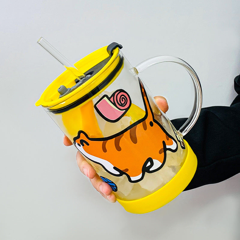 Happy Pup Cartoon Mug