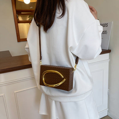 Luxe Gold-Handle Clutch