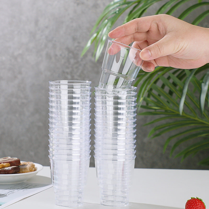 Transparent Plastic Cups