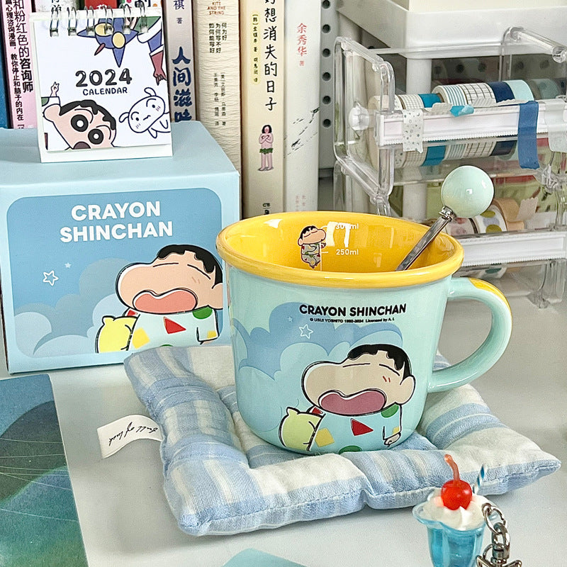 Shinchan Cup With Shiro Lid & Spoon
