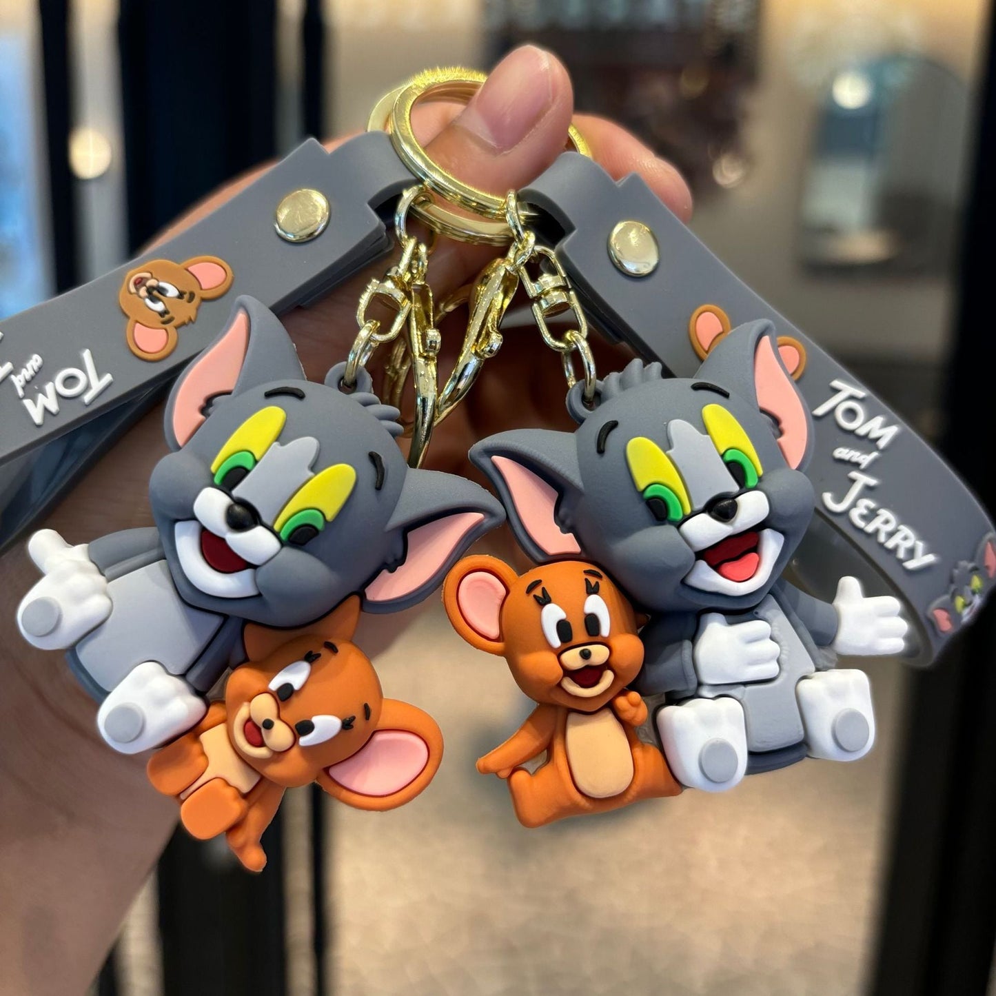 Tom & Jerry 3D Keychain