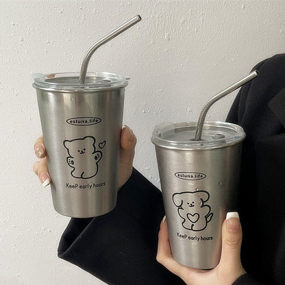 Stainless Steel Mug With Lid