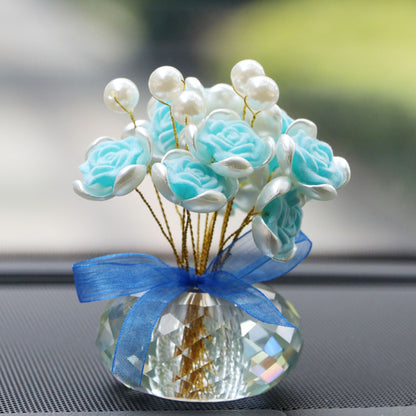 Crystal Flower Ornament