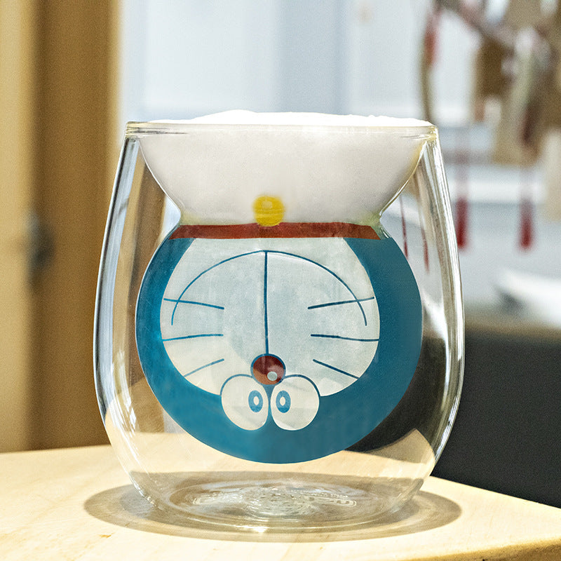 Doraemon Double Wall Glass