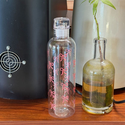 Bow Transparent Water Bottle