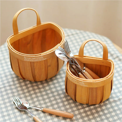 Bamboo Hanging Basket