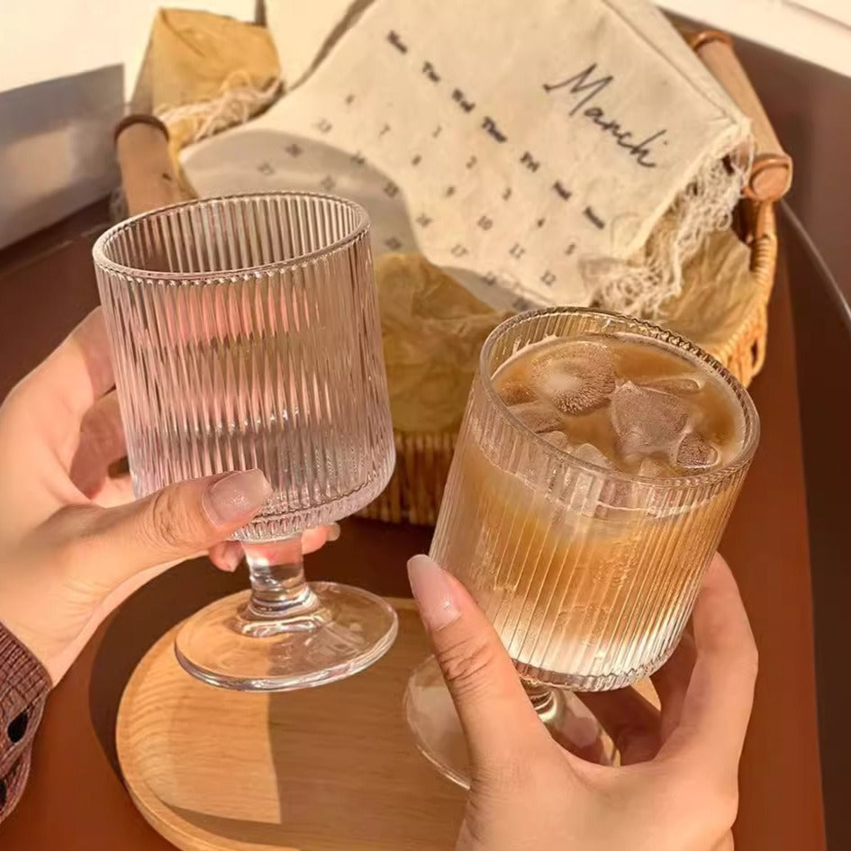 Rippled Elegance Glass