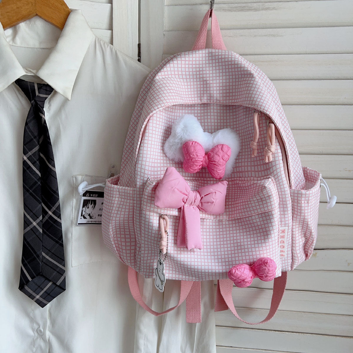 Kawaii Bow Backpack