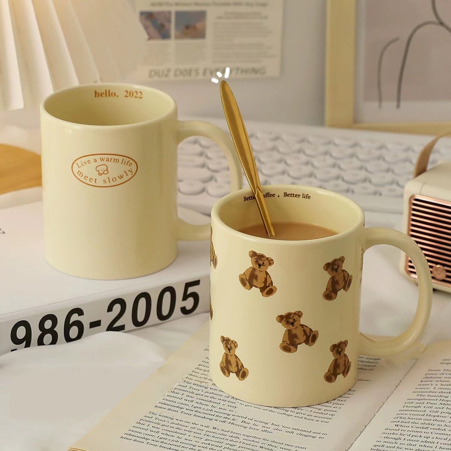 Ceramic Bear Coffee Mug