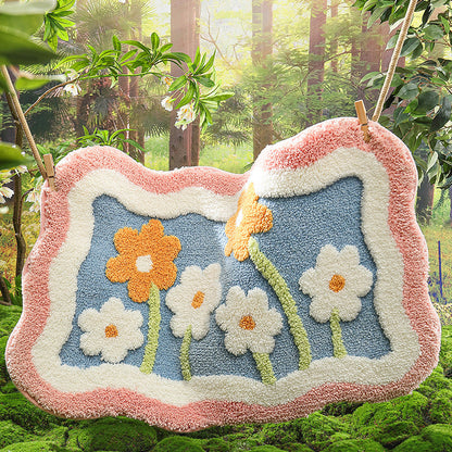 Floral Soft Touch Floor Rug