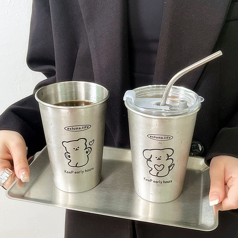 Stainless Steel Mug With Lid