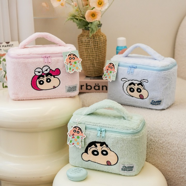 Shinchan Plush Makeup Bag