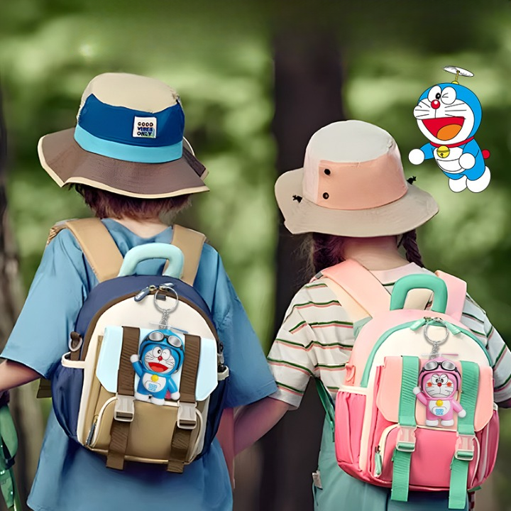 Doraemon Rotating Keychain