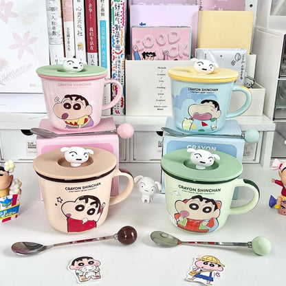 Shinchan Cup With Shiro Lid & Spoon