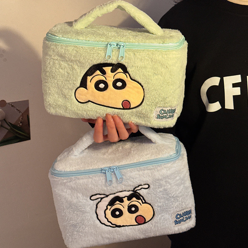 Shinchan Plush Makeup Bag