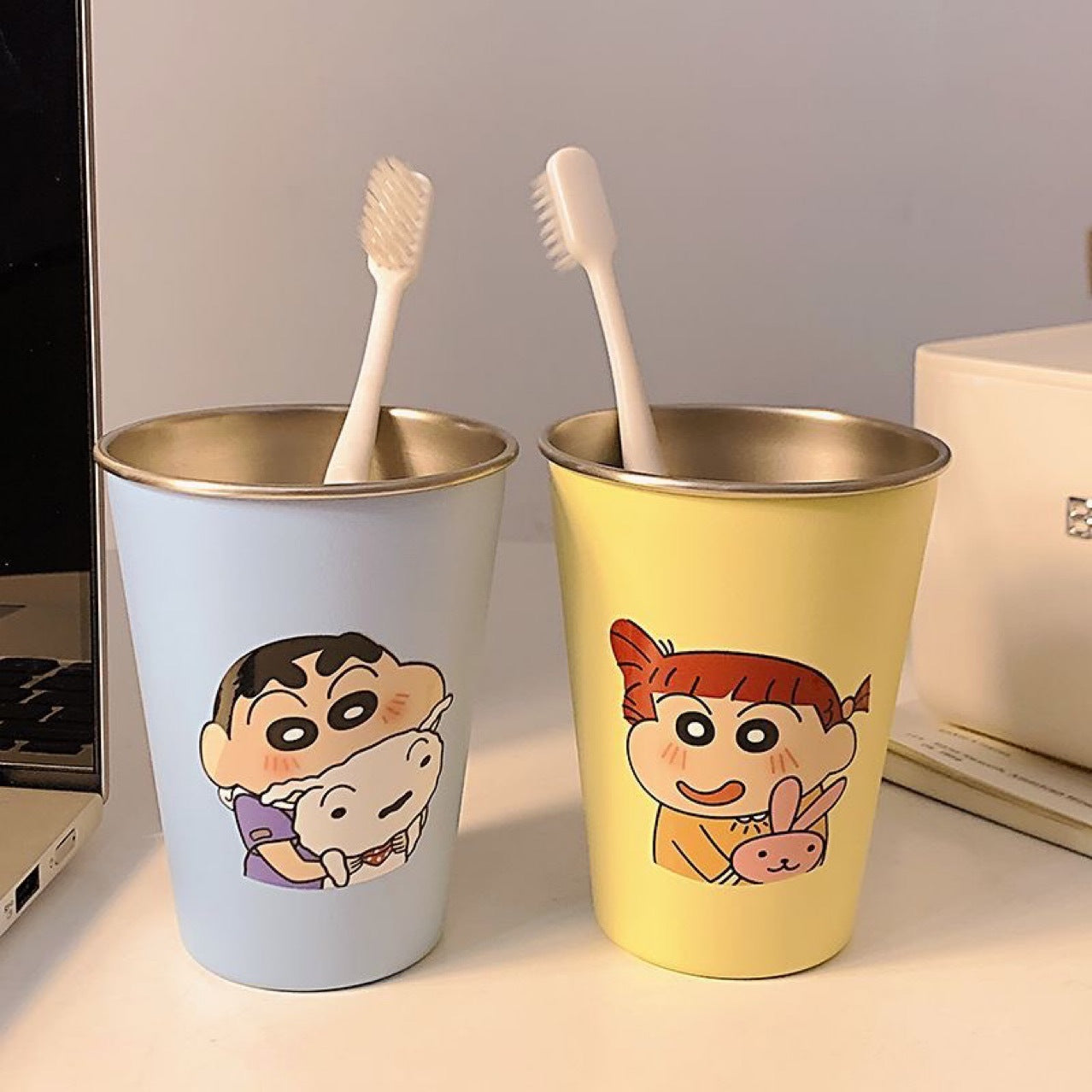 Shinchan Toothbrush Cups