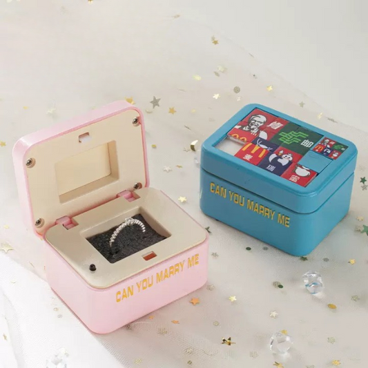 Puzzle Proposal Ring Box