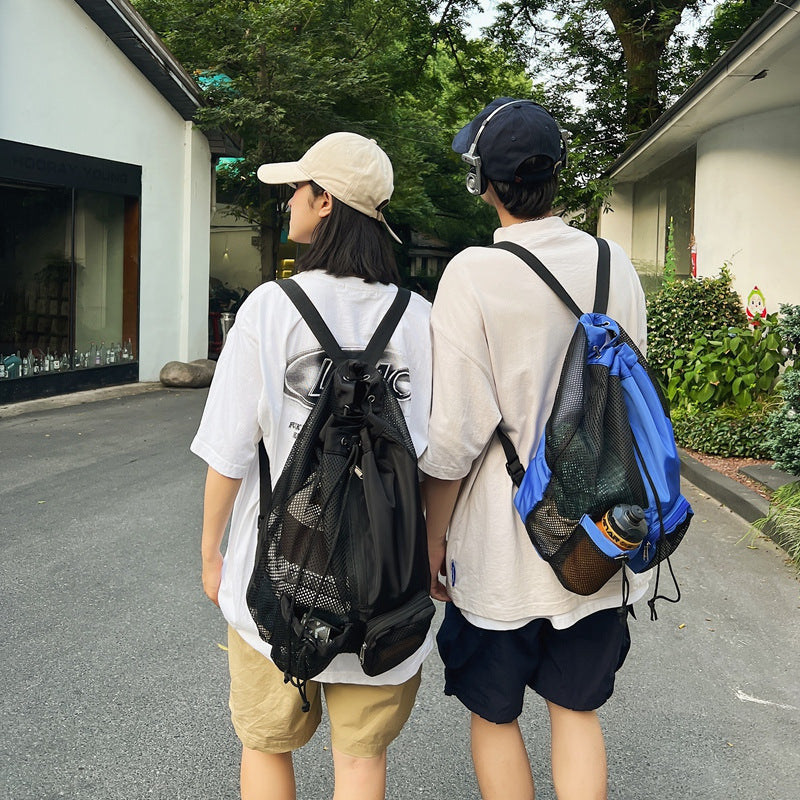 Mesh Drawstring Backpack