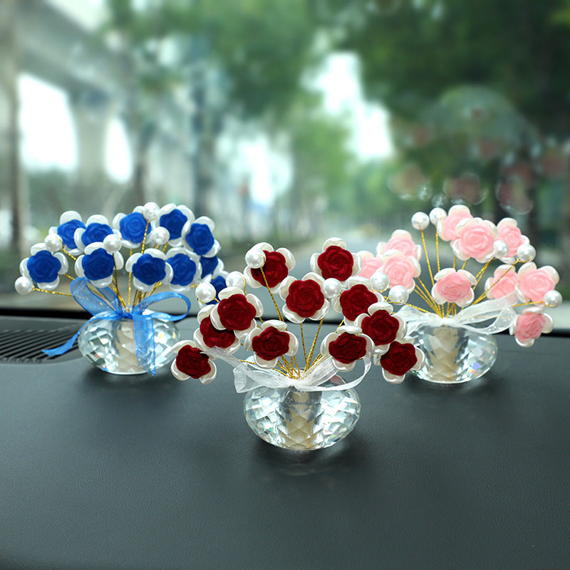 Crystal Flower Ornament