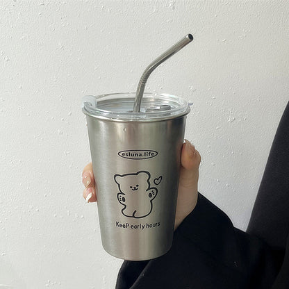 Stainless Steel Mug With Lid