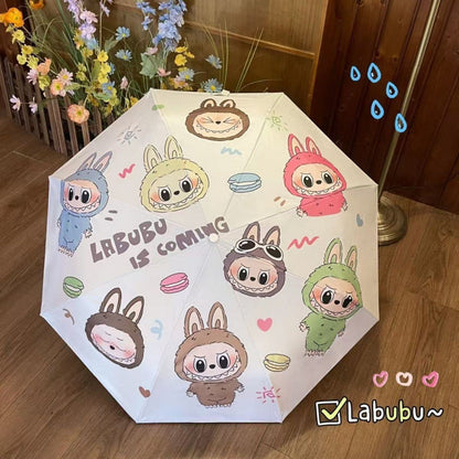 Cute Labubu Cartoon Umbrella