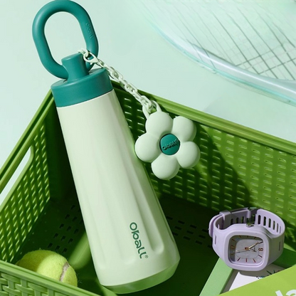 Floral Charm Steel Bottle