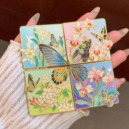 Glowing Butterfly Fridge Magnet