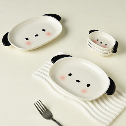 Cute Panda Plates