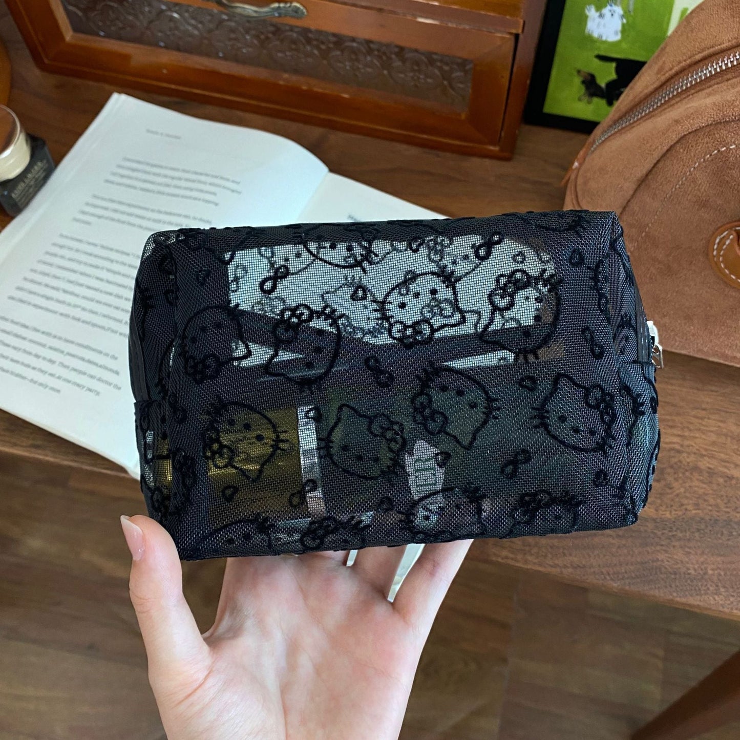 Kitty Cosmetic Pouch