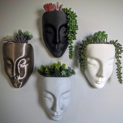 Face Vase Wall Planter