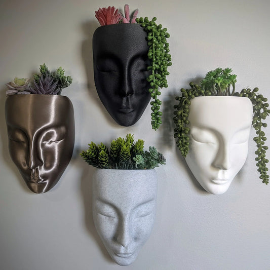 Face Vase Wall Planter