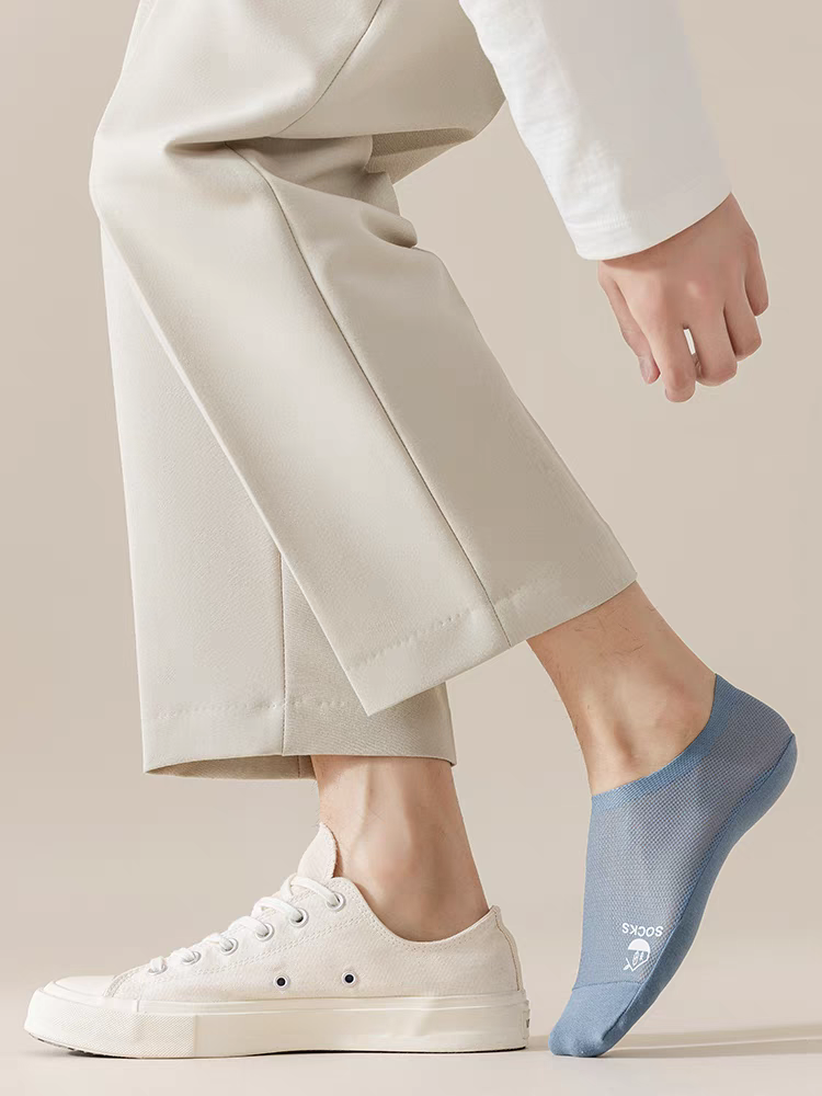 Summer Cool Comfort Socks: Breathable Mesh, Non-Slip Grip