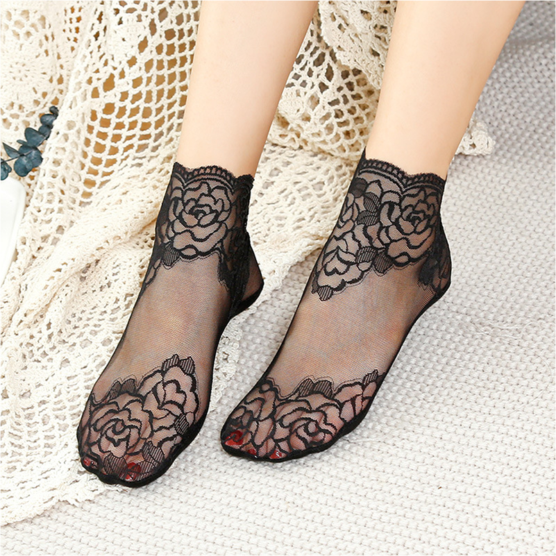 Rosemist Lace Ankle Socks