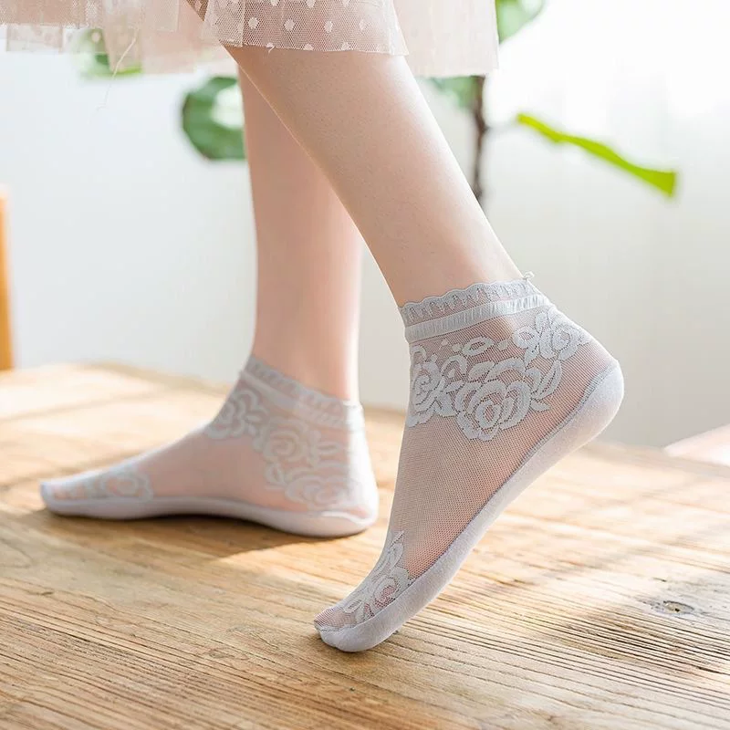 Rosemist Lace Ankle Socks