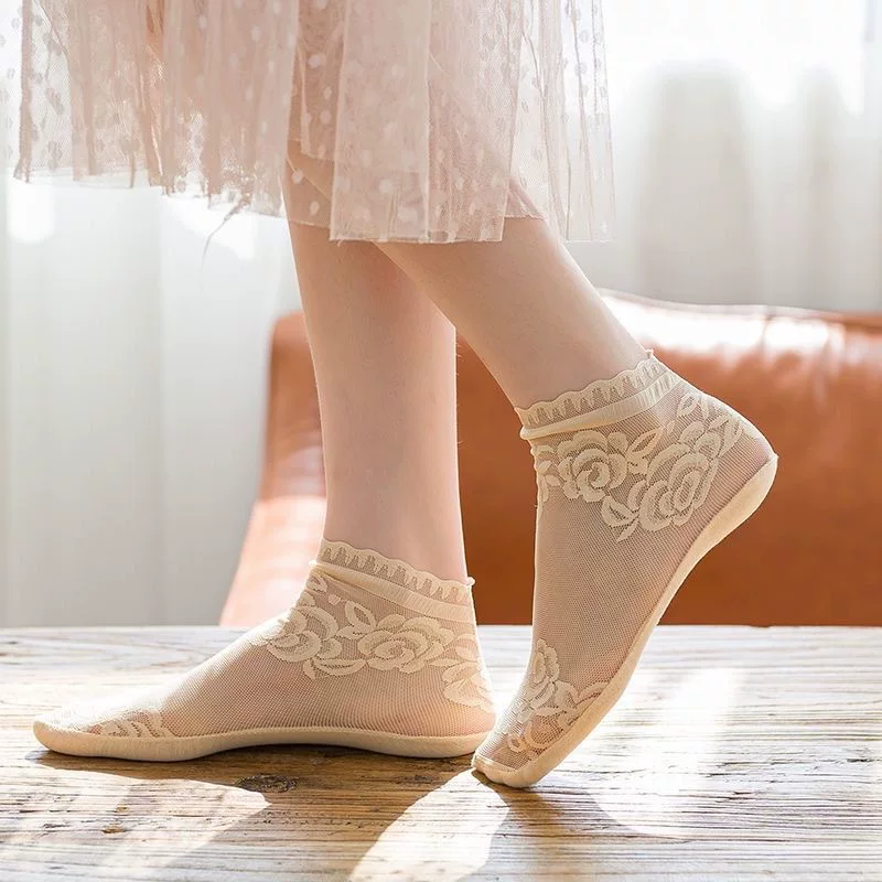 Rosemist Lace Ankle Socks