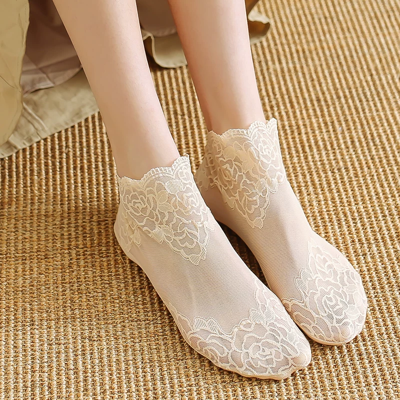 Rosemist Lace Ankle Socks