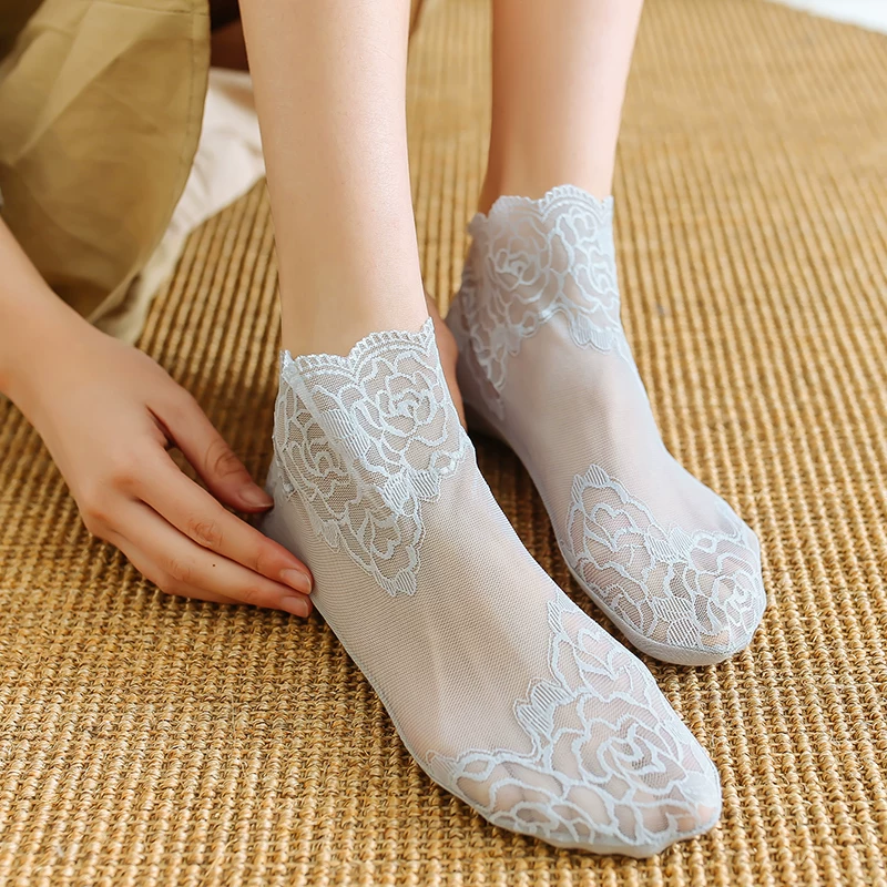 Rosemist Lace Ankle Socks