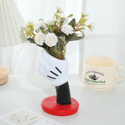 Mickey Hand Flower Vase