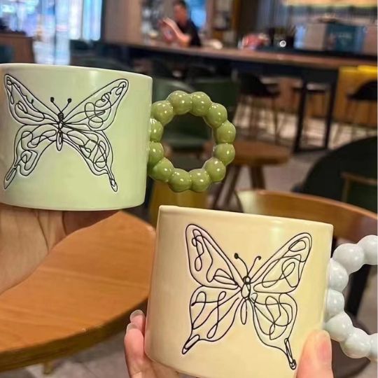 Butterfly mug