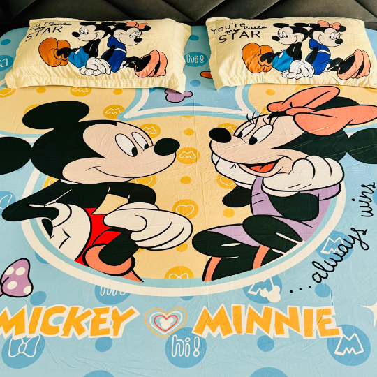 Mickey Minnie Bedsheet