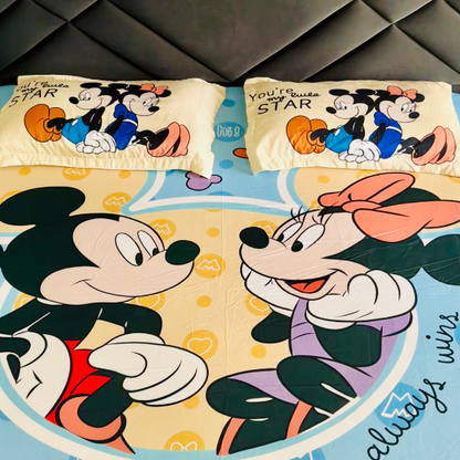Mickey Minnie Bedsheet