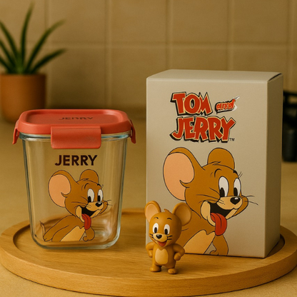 Tom & Jerry Glass Jars