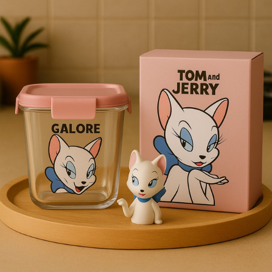 Tom & Jerry Glass Jars