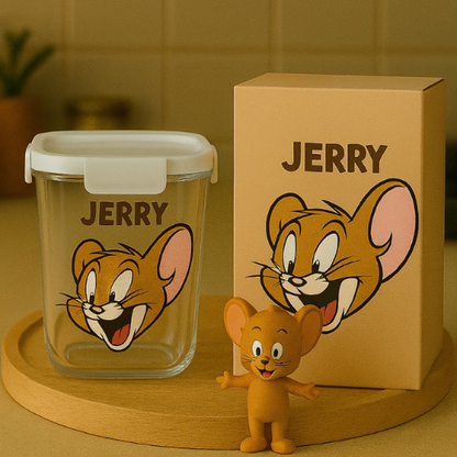 Tom & Jerry Glass Jars