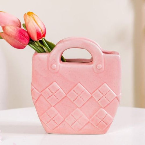 Ceramic Mini Bag Vase